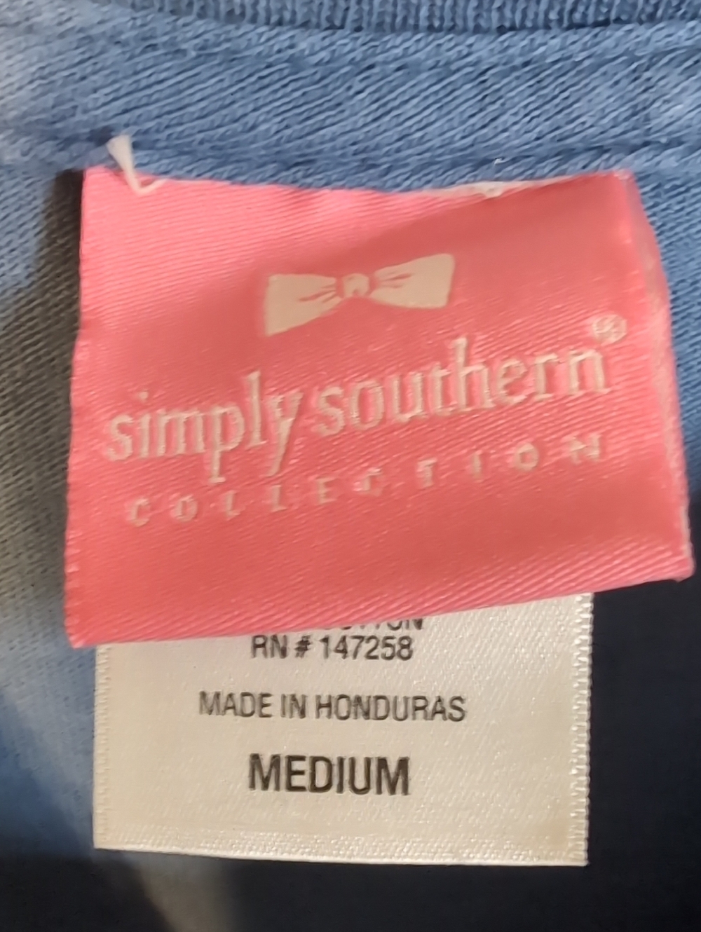 Simply Southern Sisters Cactus Cat Long Sleeve Tee womens Medium - Picture 6 of 6
